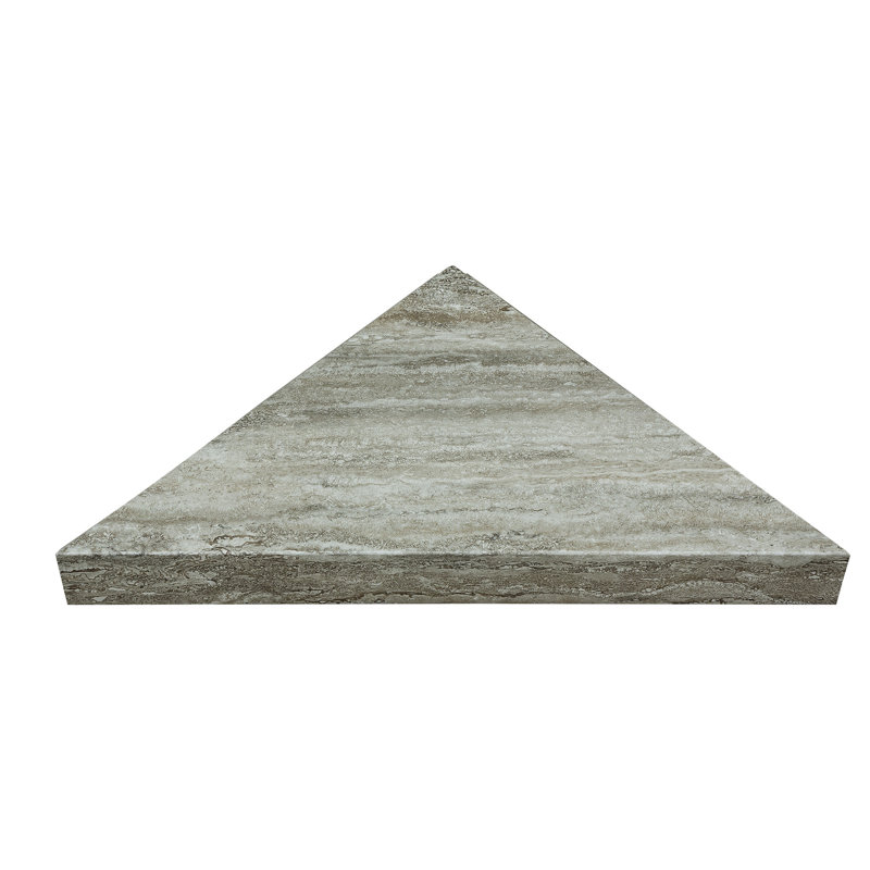 Grecian Earth Vinyl Waterproof Corner Shower Bench