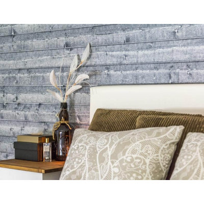 Rustic Internal Cladding For Walls & Ceilings Denim (L) 2.4M (W) 120Mm (T) 12Mm Pack Of 112 Pieces (14 Bundles)