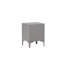 Losada 45cm W Steel Bedside Table-1856567990