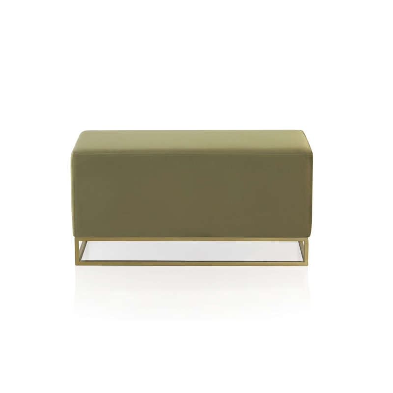 Velvet Upholstered Bench