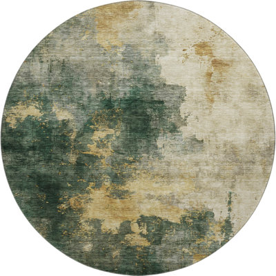 Premium Machine Washable Dahl AMF1072 Abstract Rug