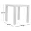 Table de bar en aluminium Georgie