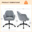 Velvet Fabric Swivel Office Chair-319141542