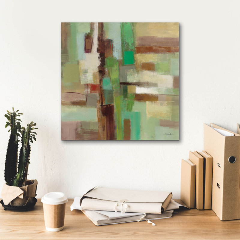 «Spring Poem» par Silvia Vassileva, art mural sur toile, H 18 po x l 18 po