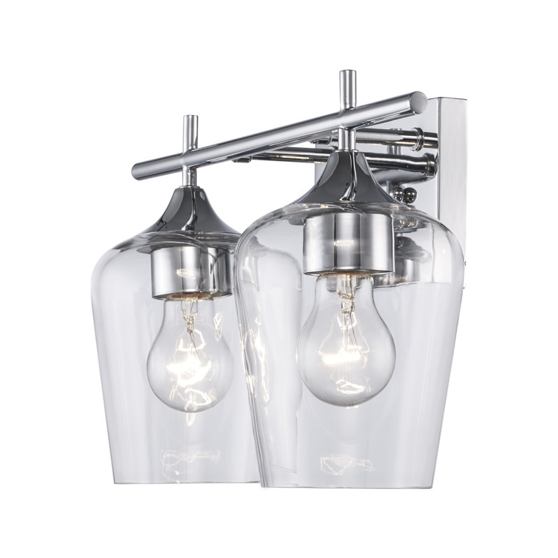 Craftsbury 2 - Light Dimmable Chandelier, Polished Chrome