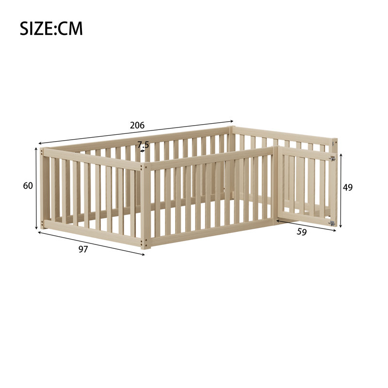 Children's bed, 100cm x 200cm