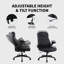 Inbox Zero Faux Fur Executive Chair