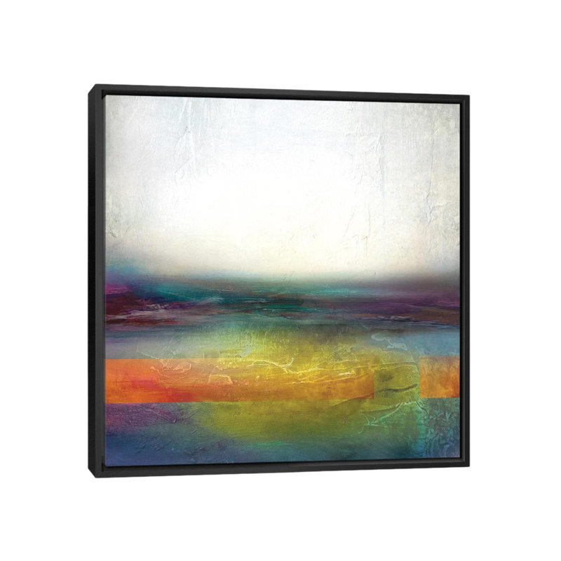 " Illusion " by Tandi Venter, 18" H x 18" W x 1.5" D, Black Framed Canvas, No Matte