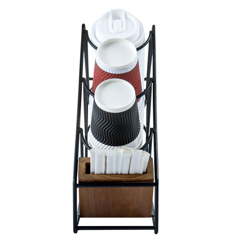 Metal Wire Coffee Bar Cup Organizer