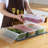 4Pcs Food Storage Container, Plastic Food Containers with Removable Drain Plate and Lid, Stackable Portable Freezer Storage Containers - Tray to Keep Fruits, Vegetables, Meat and More