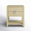 Amelle Raffia 2-Drawer Nightstand-253690562