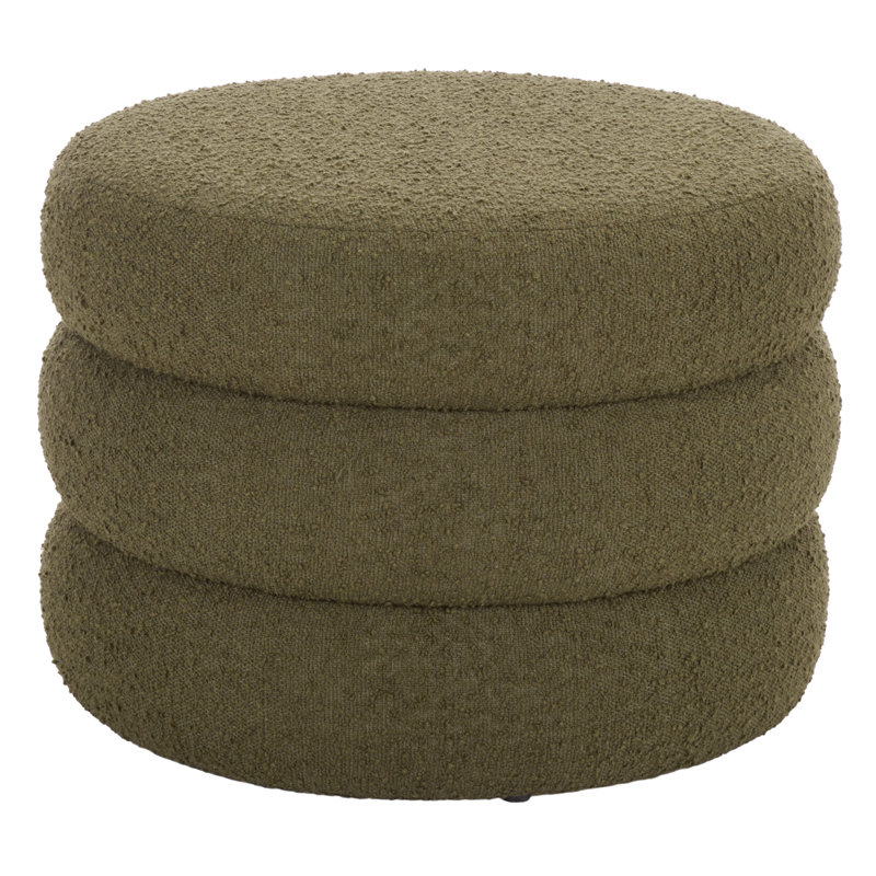 Kazee Upholstered Ottoman, Green