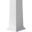Ensemble de colonne carrée classique en PVC lisse lisse et standard Craftsman-36092392-118197424