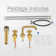 Widespread 2-handle Bathroom Faucet with Drain Assembly