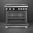 36" Professional Induction Range-114815711-114815710