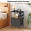 Nayeb 10cm W Metal Bedside Table