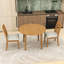 Ensemble repas compact 3 pièces avec table rabattable et 2 chaises rembourrées pour économiser de l'espace-1298205769-1298205771