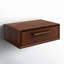 Geoffry Mango Solid Wood Floating Wall Shelf with Drawers-1409214028