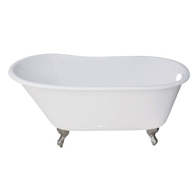 Baignoire sur pattes ovale en fonte 53 po Kingston Eden
