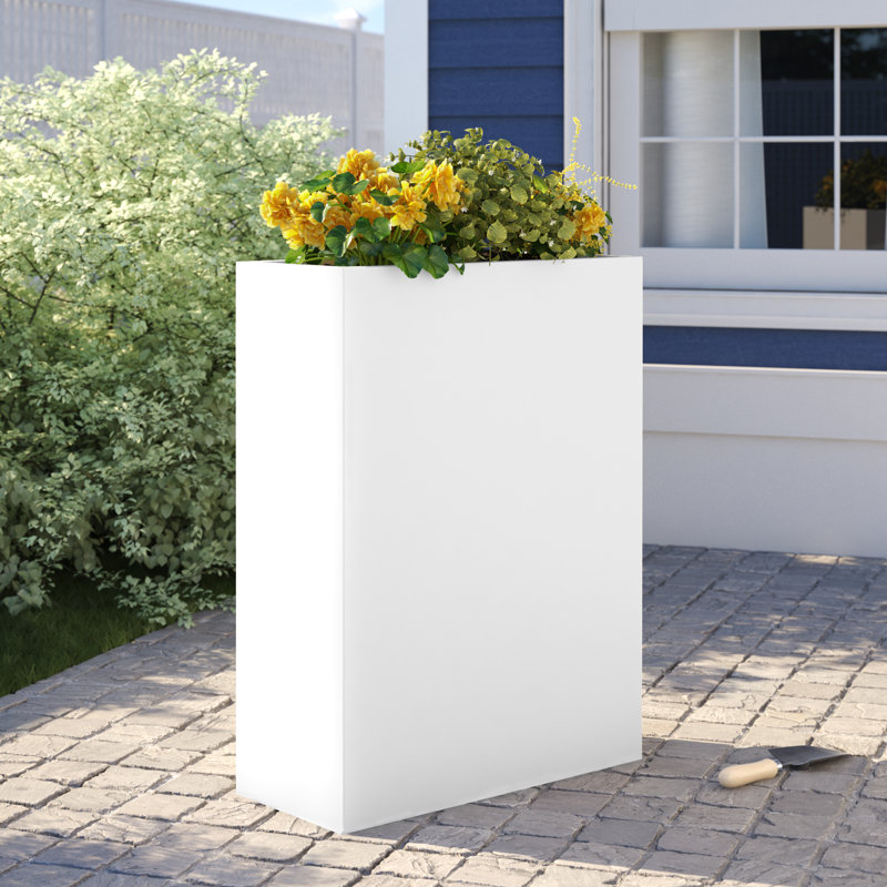 Gabler Handmade Planter Box, White