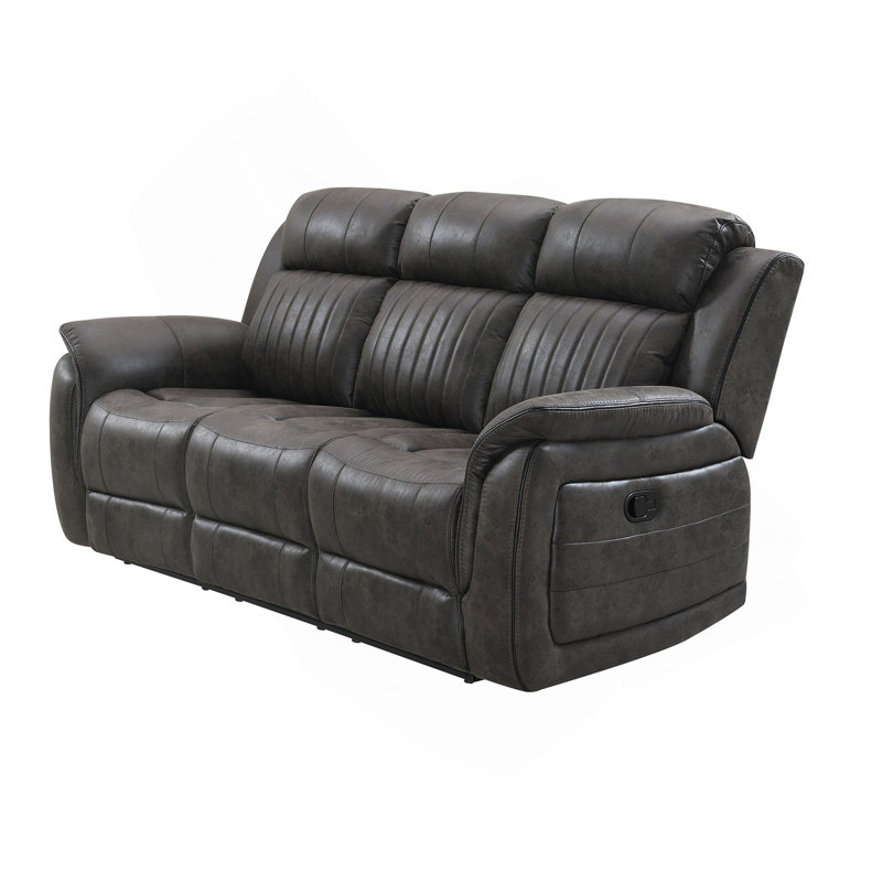 GREY RECLINING SOFA
