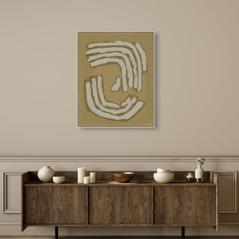From Above Print by Oliver Gal, 31"H x 37"W, Silver Floater Frame