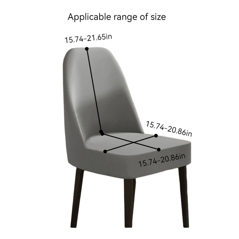 Housse pour chaise de salle à manger