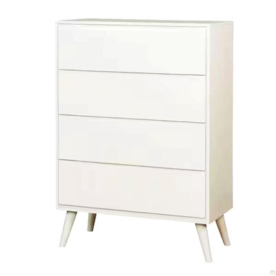 Commode à quatre tiroirs avec poignées encastrées