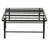 Bedroom Furniture Twin XL Size Solid Metal Foundation Bed Base, Strong Mattress Platform Bed Frame, Black-78355851