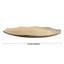 Plateau de service hexagonal en bois stratifié pour table basse, cuisine ou décoration intérieure
