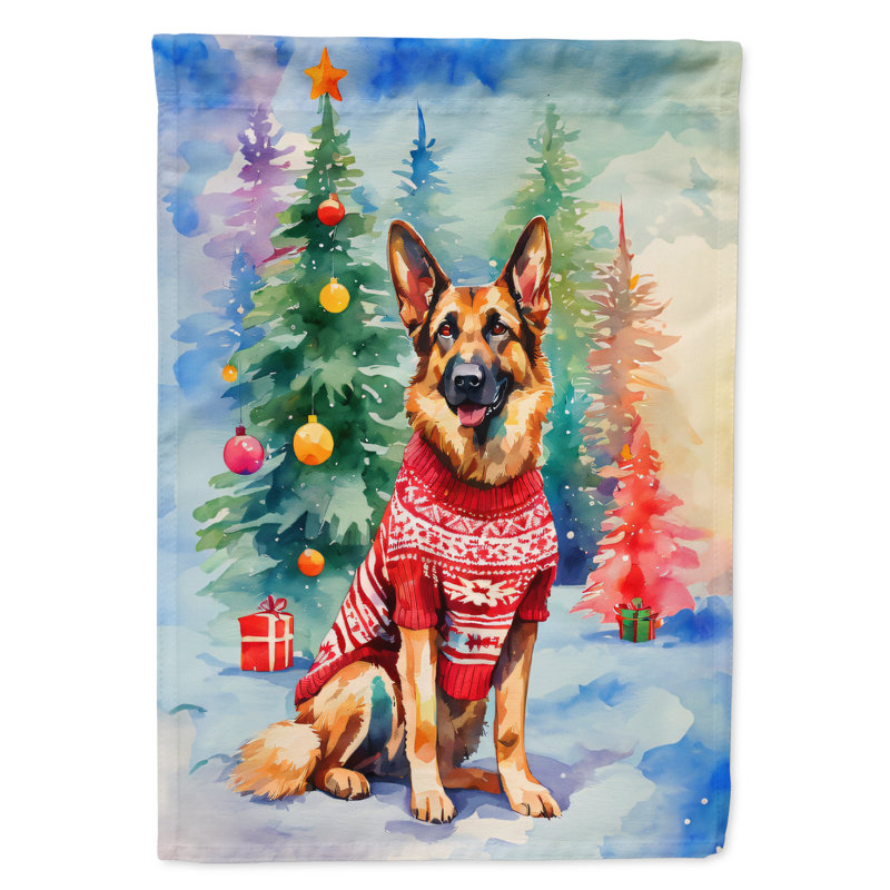 Double Sided Polyester Christmas, 40'' H x 28'' W