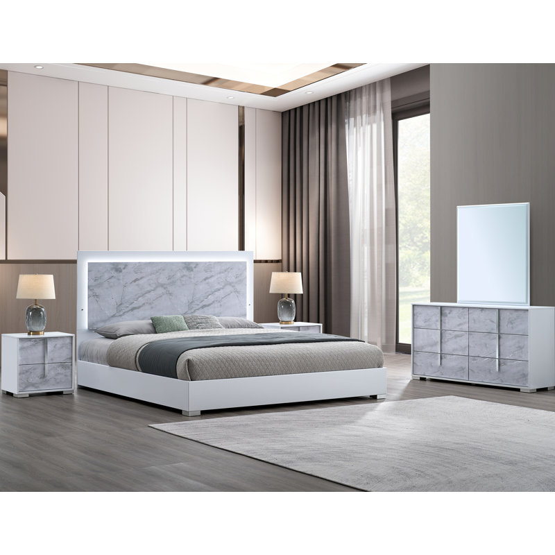 Commode blanche 55,5 po Lunigiana