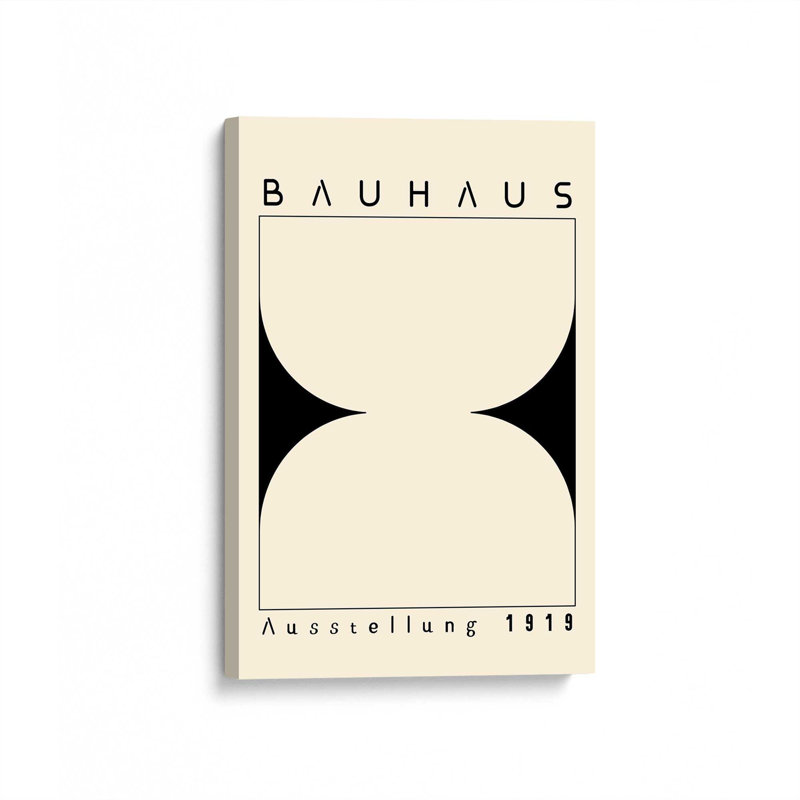 Toile roulée Bauhaus, Toile tendue, H 30 po x l 20 po x P 1,25 po