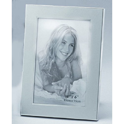 Leming Silver Metal Matte Picture Frame
