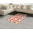 Orange High Density Long Fiber Poly Threads Decorative Area Rug Carpet-42031384