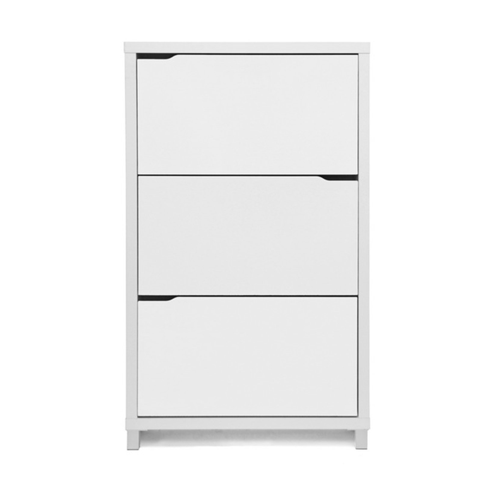 Simms 18 - Pair Shoe Storage Cabinet, White 