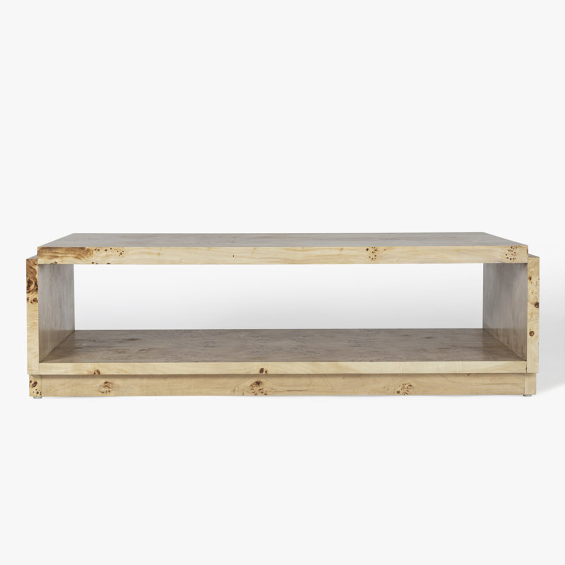 Table basse Kingston, Marron clair