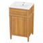 Meuble-lavabo en bois 20 po avec lavabo