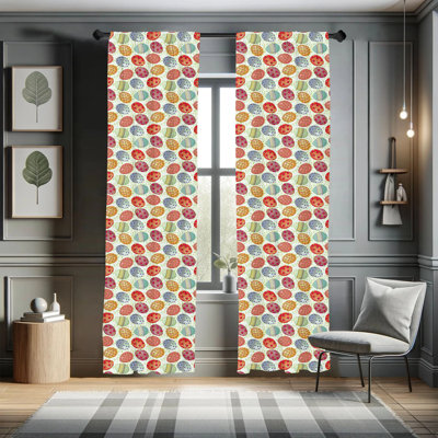 Easter Semi-Sheer Rod Pocket Sliding Panel