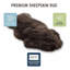 Tapis brun fait à la main Fraga-1313107861
