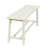 Mabel Slatted Utility Bench - Soft White-408469004