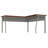 Dudley L-Shaped Metal Base Writing Desk-1327324565