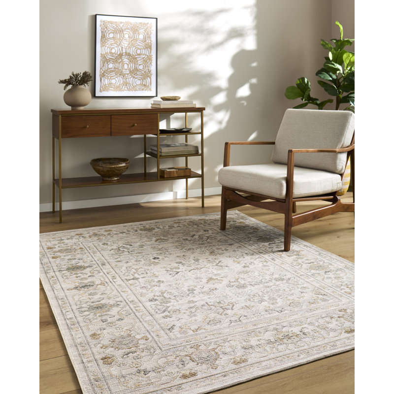 Tapis tissé à la machine Cadelaria, Rectangle 5 pi 3 po x 7 pi