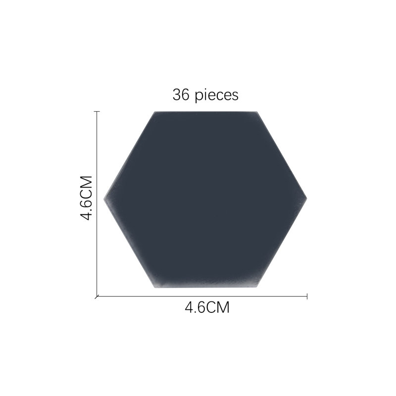 Thijmen 4.6cm W x 4.6cm L Acrylic Peel and Stick Field Tile