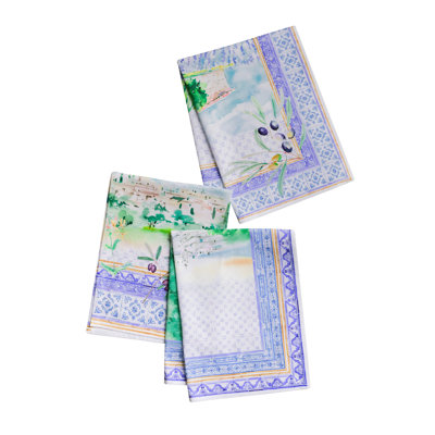 Maison d'Hermine Luberon 100% Cotton Kitchen Towel Set 3 - 20" x 27.5"