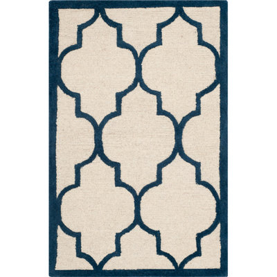 Tapis en laine touffeté à la main Cannen