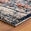 Tapis bleu / beige à motif abstrait Tucson-965752869