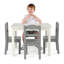 Kids 5 Piece Rectangular Play Or Activity Table and Chair Set-1117285341