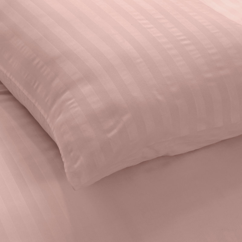 Microfiber No Pattern Duvet Cover Set with Pillowcases Included, Blush, Single Duvet Cover + 2 Standard Pillowcases