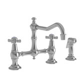Chesterfield Kitchen Bridge Faucet with Side Spray